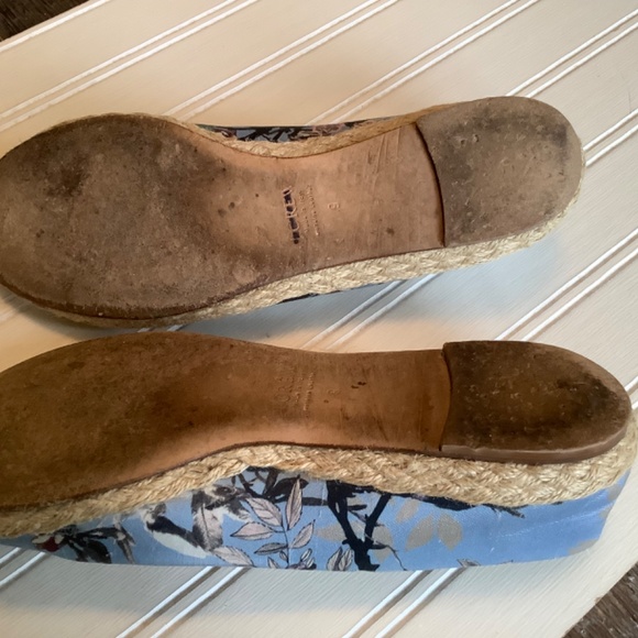 J. Crew floral silk espadrilles size 9 - Picture 3 of 4